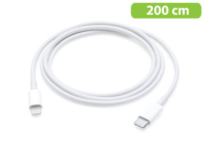 USB-C naar lightning 8 pins kabel 200 cm